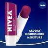 imageNIVEA Lip Balm Blackberry Flavored Tinted Lip Balm Stick with Shea Butter and Jojoba Oil 017 Oz Pack of 4Blackberry
