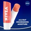 imageNIVEA Lip Balm Blackberry Flavored Tinted Lip Balm Stick with Shea Butter and Jojoba Oil 017 Oz Pack of 4Peach