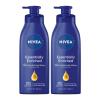 imageNIVEA Essentially Enriched Body Lotion for Dry Skin Pack of 2 169 Fl Oz Pump Bottles