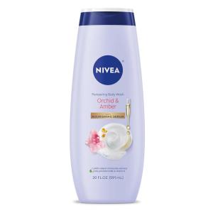 imageNIVEA Coconut and Almond Milk Body Wash with Nourishing Serum Pack of 3 20 Fl Oz BottleAmber