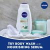 imageNIVEA Fresh Aloe and Lily Refreshing Body Wash with Nourishing Serum 20 Fl Oz Bottle20 Fl Oz Pack of 1