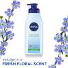 imageNIVEA Lightly Scented Breathable Body Lotion Body Lotion for Dry Skin Pack of Three 135 Fl Oz Pump BottlesFloral Fresh