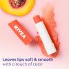 imageNIVEA Lip Balm Set with Shea Butter and Jojoba Oil Peach Lip Care Tinted Lip Balm for Soft Lips 017 Oz Stick Pack of 4  Shimmer Lip Care Shimmer Lip Balm 017 Oz Stick Pack of 4