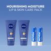 imageNIVEA Moisturizing MustHaves Skin Care Set Essentially Enriched Hand Cream with Almond Oil and Shea Butter 26 Oz Tube Pack of 2  Moisture Lip Care Lip Balm 017 Oz Stick Pack of 2