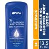imageNIVEA Nourishing In Shower Lotion Body Lotion for Dry Skin 135 Fl Oz BottlePack of 3Almond