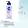 imageNIVEA Oil Infused Cherry Blossom and Jojoba Oil Body Lotion NonGreasy Cherry Blossom Scented Lotion Moisturizes for 24 Hours 169 Fl Oz Pump BottleCherry Blossom