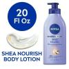 imageNIVEA Shea Nourish Body Lotion Dry Skin Lotion with Shea Butter 25 Fl Oz Travel Size Toiletries Pack of 2420 Fl Oz Pack of 1