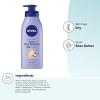imageNIVEA Shea Nourish Body Lotion Dry Skin Lotion with Shea Butter Pack of 6 25 Fl Oz Travel Size ToiletriesShea Butter