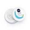 imageNivea Soft Refreshingly Moisturizing Face Body and Hand Cream 3 Pack of 68 Oz JarsFresh