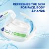 imageNivea Soft Refreshingly Moisturizing Face Body and Hand Cream 3 Pack of 68 Oz JarsUnscented