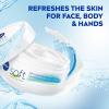 imageNivea Soft Refreshingly Moisturizing Face Body and Hand Cream 3 Pack of 68 Oz Jarsscented