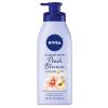 imageNIVEA Oil Infused Cherry Blossom and Jojoba Oil Body Lotion NonGreasy Cherry Blossom Scented Lotion Moisturizes for 24 Hours 169 Fl Oz Pump BottlePeach