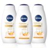 imageNIVEA Refreshing White Peach and Jasmine Body Wash Scented Body Wash with Nourishing Serum PlantDerived Oils Essential Skin Lipids and Vitamins 20 Fl Oz Bottle20 Fl Oz Pack of 3
