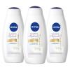 imageNIVEA Sensitive and Radiant Body Wash with Nourishing Serum Provitamin B5 and Pearl Extract 20 Fl Oz Bottles 3 Count Pack of 120 Fl Oz Pack of 3