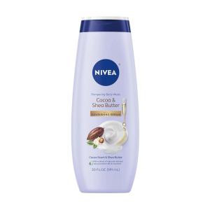 imageNIVEA Cocoa and Shea Butter Pampering Body Wash with Nourishing Serum 20 Fl Oz Bottle