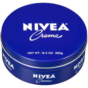imageNIVEA Creme Moisturizing Cream  Body Cream Face Cream and Hand Cream 135 Oz Tin135 Ounce Pack of 1