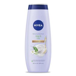 imageNIVEA Fresh Aloe and Lily Refreshing Body Wash with Nourishing Serum 20 Fl Oz Bottle20 Fl Oz Pack of 1