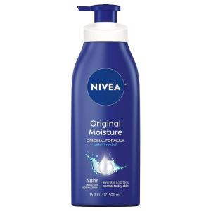 imageNIVEA Original Moisture Body Lotion with Vitamin E Body Lotion for Dry Skin 169 Fl Oz Pump BottleUnscented