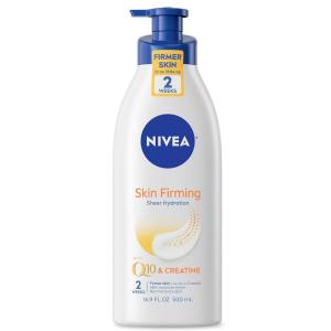 imageNIVEA Skin Firming Hydrating Body Lotion  With Q10 For Normal Skin  169 fl oz Pump BottleShea Butter