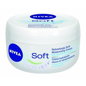 imageNivea Soft Refreshingly Moisturizing Face Body and Hand Cream 3 Pack of 68 Oz JarsJojaba Oil  vitamin E