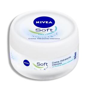 imageNivea Soft Refreshingly Moisturizing Face Body and Hand Cream 3 Pack of 68 Oz JarsJojoba Oil