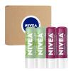 imageNIVEA Vegan Lip Care Variety Pack Acai and Hemp Seed Oil Shea Butter Lip Balm Sticks Pack of 4Acai and Hemp