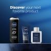 imageNIVEA Men Active Clean Body Wash with Natural Charcoal for Normal to Oily Skin 3in1 Charcoal Body Wash Face and Hair Draws Out Dirt and Impurities 169 Fl Oz Bottle Pack of 3169 Fl Oz Pack of 3
