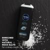 imageNIVEA Men Active Clean Body Wash with Natural Charcoal for Normal to Oily Skin 3in1 Charcoal Body Wash Face and Hair Draws Out Dirt and Impurities 169 Fl Oz Bottle Pack of 3169 Fl Oz Pack of 3