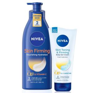 imageNIVEA Nourishing Hydration Skin Firming Body Lotion 169 Fl Oz  Skin Firming ampamp Toning Body Gel Cream with Hyaluronic Acid 67 Oz Enriched with Q10 and Vitamin C