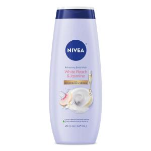 imageNIVEA Nourishing Shea Butter Body Wash 20 Fl Oz Bottle Refreshing White Peach and Jasmine Scented Body Wash 20 Fl Oz Bottle Skin Care Set with Provitamin B5 and Vitamin EPeach Jasmine