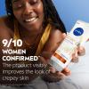 imageNIVEA Skin Firming ampamp Anti Crepe Body SerumLotion with Q10 Hyaluronic Acid and Vitamin C 72Hour Moisture 67 Fl Oz Tube