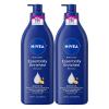 imageNIVEA Essentially Enriched Body Lotion for Very Dry Skin with Hyaluronic Acid Almond Oil and Deep Nourishing Serum 72Hour Body Moisturizer 338 Fl Oz Value Size Pump Bottle169 Fl Oz Pack of 2