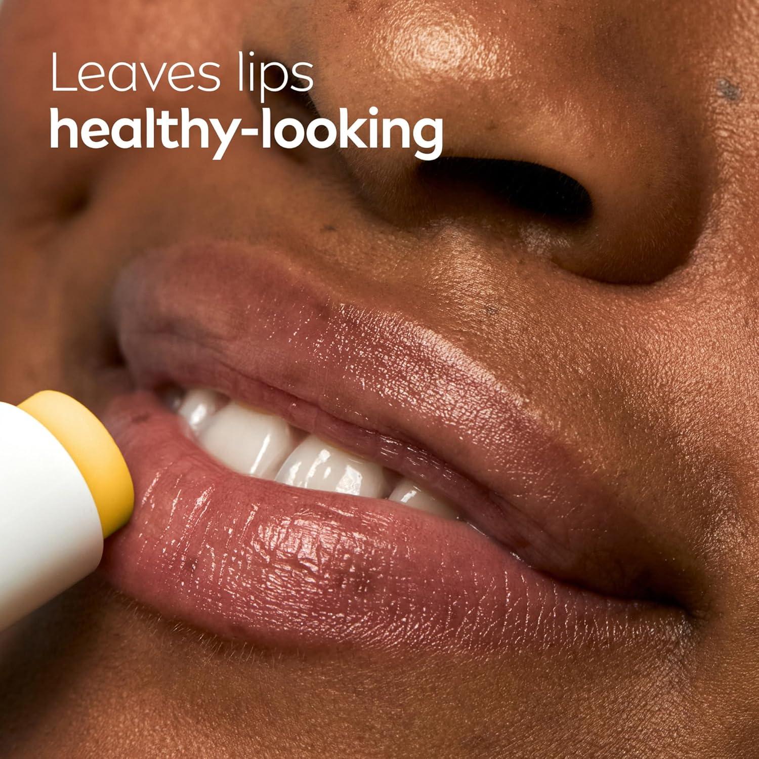 imageNIVEA Mango Lip Care Vegan Lip Balm Pack with Shea Butter Nourishing Oils and Vitamin C ampamp E 3in1 Moisturize Repair and Protect 017 Oz Stick Pack of 4Mango