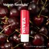 imageNIVEA Mango Lip Care Vegan Lip Balm Pack with Shea Butter Nourishing Oils and Vitamin C ampamp E 3in1 Moisturize Repair and Protect 017 Oz Stick Pack of 4Cherry