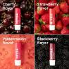 imageNIVEA Mango Lip Care Vegan Lip Balm Pack with Shea Butter Nourishing Oils and Vitamin C ampamp E 3in1 Moisturize Repair and Protect 017 Oz Stick Pack of 4Cherry  Strawberry  Watermelon  Blackberry