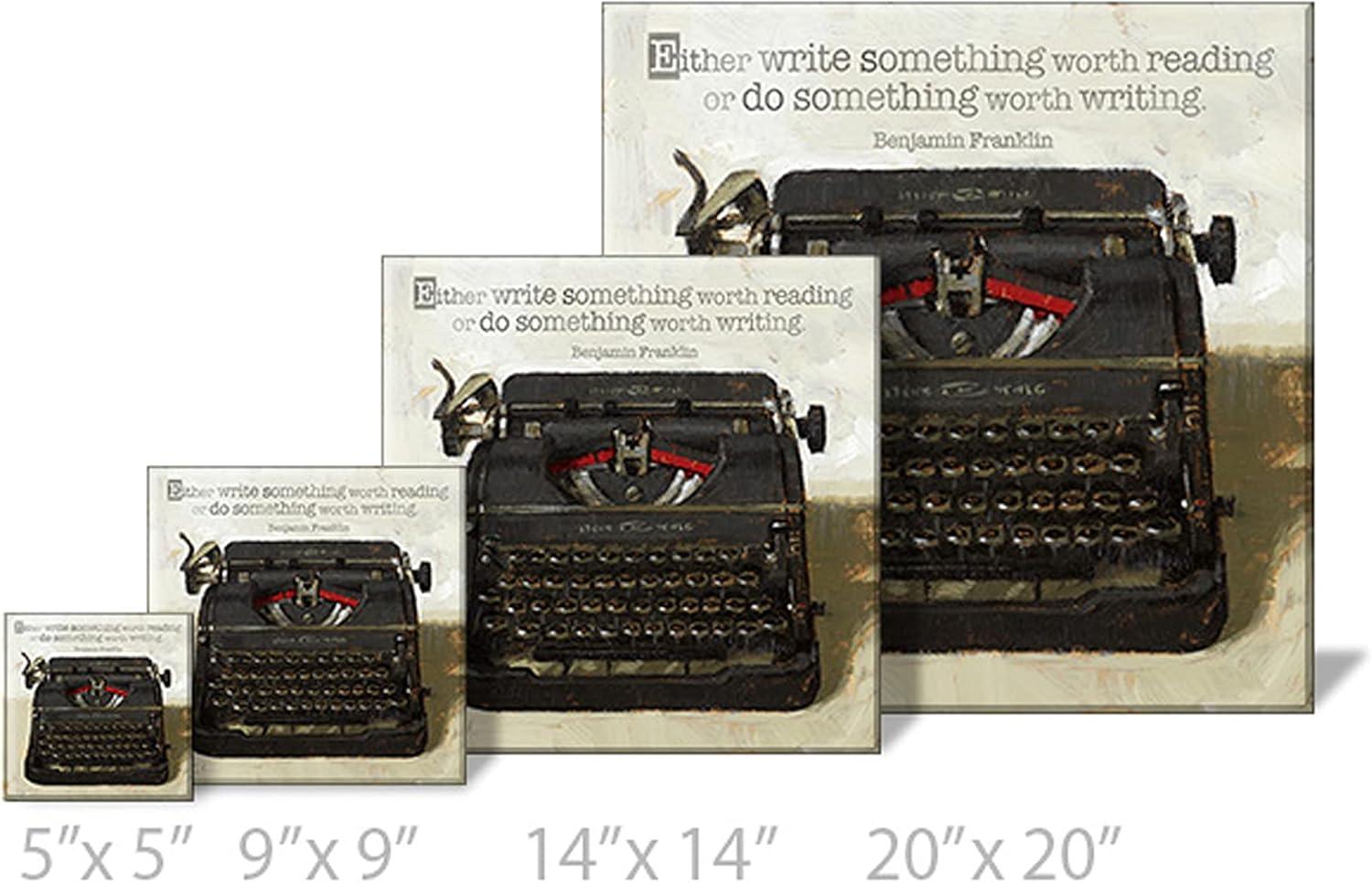 imageSullivans Darren Gygi Inspirational Typewriter Art  Wall Art Canvas Prints Wall Dcor Artwork 20quot L x20 W x1 H