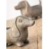 imageSullivans Dachshund Dog Planter Set of 2 Distressed Terracotta Bronze for Indoor and Outdoor Flower Garden Statue Decor