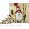 imageSullivans Darren Gygi Skier Gnome Museum Quality Giclee Print Gallery Wrapped Handcrafted in USA 9quot W x 9quot L Multicolored