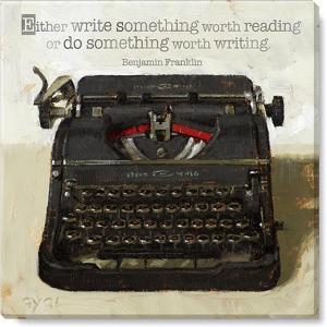 imageSullivans Darren Gygi Inspirational Typewriter Art  Wall Art Canvas Prints Wall Dcor Artwork 20quot L x20 W x1 H