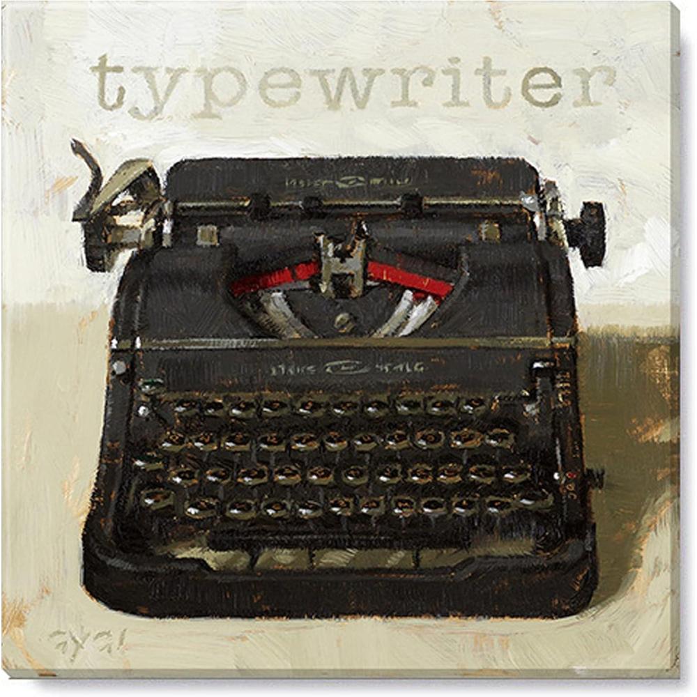 imageSullivans Darren Gygi Typewriter Giclee Wall Art  Wall Art Canvas Prints Wall Dcor Artwork 14quot L x14 W x1 H