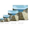 imageSullivans Darren Gygi Beach Path Canvas Museum Quality Giclee Print Gallery Wrapped Handcrafted in USA 5quot W x 5quot L Brown ampamp Blue