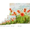 imageSullivans Darren Gygi Poppy Field Canvas Museum Quality Giclee Print Gallery Wrapped Handcrafted in USA 5quot W x 5quot L Multicolored