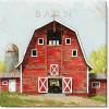 imageSullivans Darren Gygi Red Barn Canvas Museum Quality Giclee Print Gallery Wrapped Handcrafted in USA 5quot W x 5quot L Red
