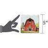 imageSullivans Darren Gygi Red Barn Canvas Museum Quality Giclee Print Gallery Wrapped Handcrafted in USA 5quot W x 5quot L Red