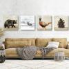 imageSullivans Darren Gygi Winter Elk Giclee Wall Art Gallery Wrapped Handcrafted in USA Wall Art Wall Decor Home Dcor Handed Painted