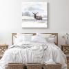imageSullivans Darren Gygi Winter Elk Giclee Wall Art Gallery Wrapped Handcrafted in USA Wall Art Wall Decor Home Dcor Handed Painted