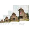 imageSullivans Darren Gygi Wood Barn Canvas Museum Quality Giclee Print Gallery Wrapped Handcrafted in USA 5quot W x 5quot L Brown