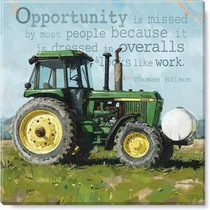 imageSullivans Darren Gygi Inspirational Tractor Giclee  Wall Art Canvas Prints Wall Dcor Artwork 14quot L x14 W x1 H