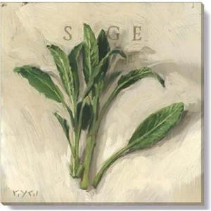 imageSullivans Darren Gygi Sage Canvas Museum Quality Giclee Print Gallery Wrapped Handcrafted in USA 9quot W x 9quot L Green