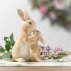 imageSulivans Brown Bunny Mother and Baby Ceramic Figurine Perfect for a Table Centerpiece Mantels and Shelf Decoration Small Statue for Indoor Spring Decor for Home Office Patio